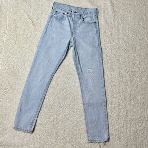 LEVI’S® 501 ORIGINAL SKINNY JEANS —  W24 / L28